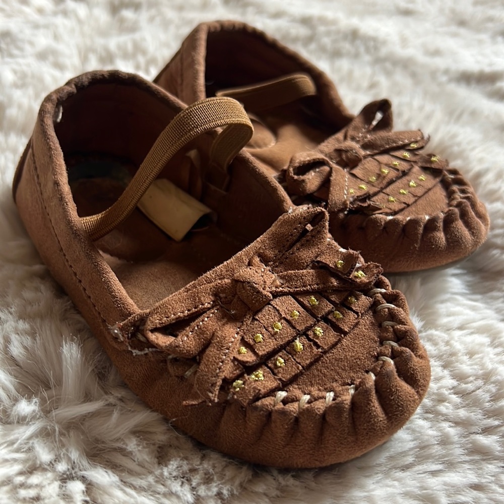Seychelles Brown Kids Moccasins